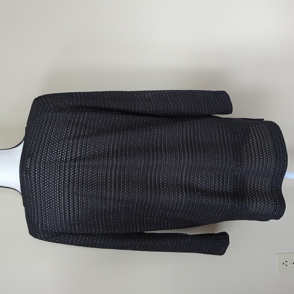 Vintage Ronni Nicole Cut Out Metallic Beach Cover Up 8 Black Gold Metallic - Picture 9 of 16